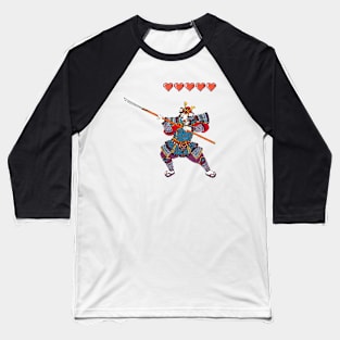Pixelart samurai game Baseball T-Shirt